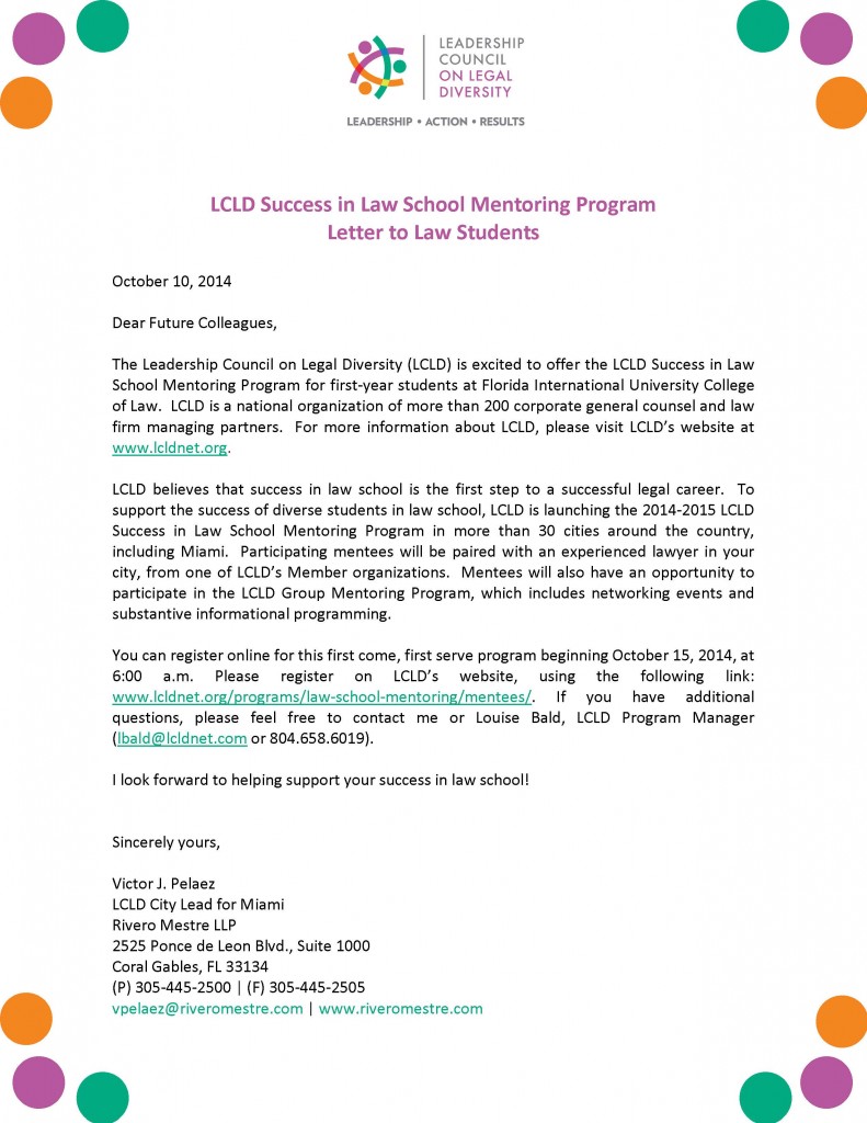 LCLD_MentoringProgram2014(LetterToStudents)